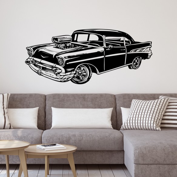 Sticker voiture ancienne