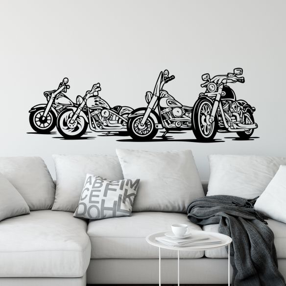 Sticker biker moto choppers