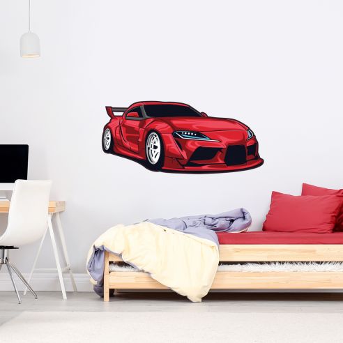 Sticker voiture de sport