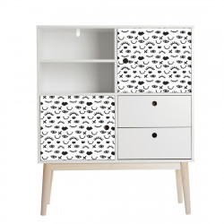 Film adhésif vinyle  œils et cils design