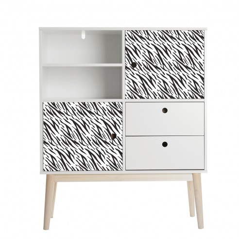 Film adhésif vinyle motifs zèbre