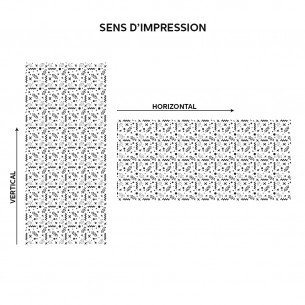 Film adhésif vinyle motifs design noir et blanc 2