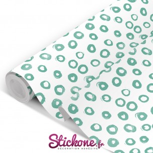 Imprimé tracés ronds