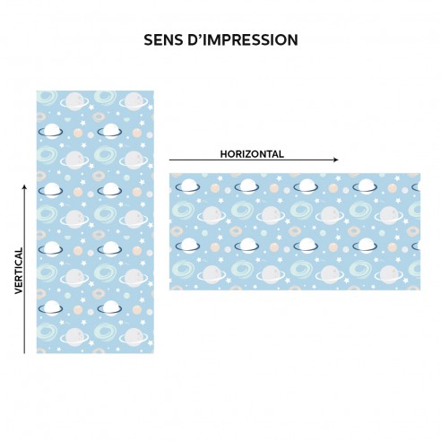 Film adhésif vinyle planètes espace