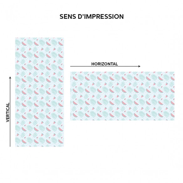 Film adhésif vinyle pastèque