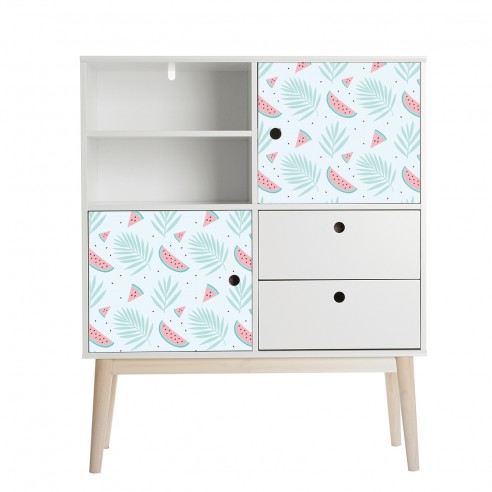 Film adhésif vinyle pastèque