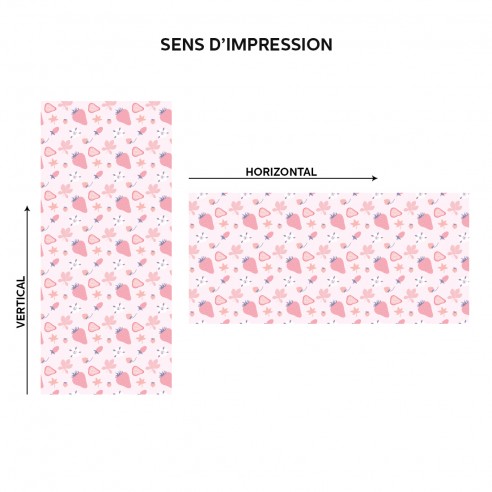 Film adhésif vinyle fraise