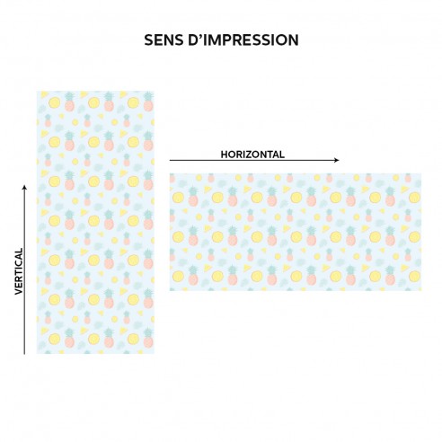 Film adhésif vinyle ananas