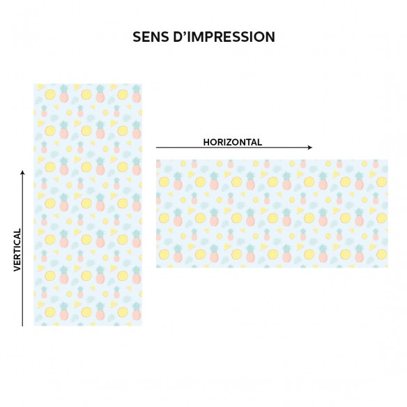 Film adhésif vinyle ananas