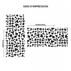 Film adhésif vinyle tâches vache