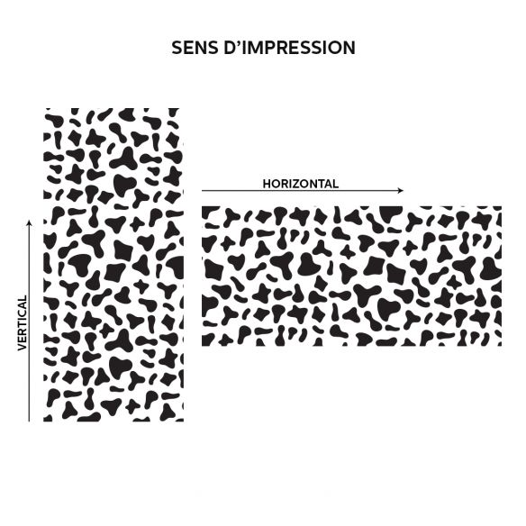 Film adhésif vinyle tâches vache