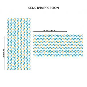 Film adhésif vinyle pois multicolor 2