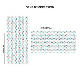 Film adhésif vinyle pois pastels 2