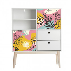 Film adhésif vinyle  déco florale