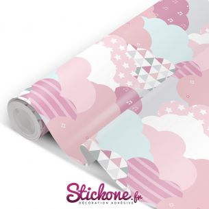 Film adhésif vinylenuages design