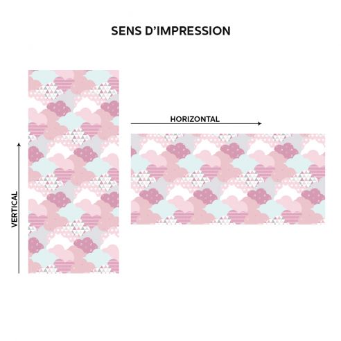 Film adhésif vinylenuages design