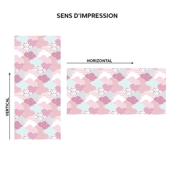 Film adhésif vinylenuages design