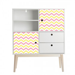 Film adhésif vinylemotifs zig zag