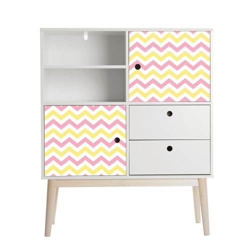 Film adhésif vinylemotifs zig zag