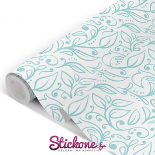 Film adhésif vinyle motifs floraux