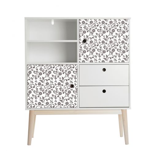 Film adhésif vinyle décoration florale