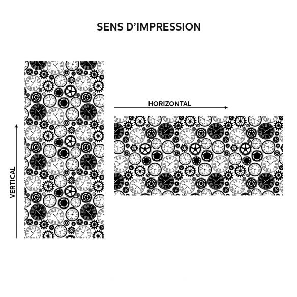 Film adhésif vinyle horloge mécanisme