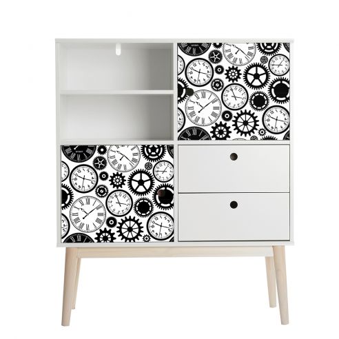 Film adhésif vinyle horloge mécanisme