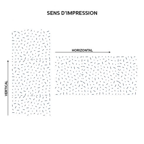 Film adhésif vinyle motifs bâtons noirs