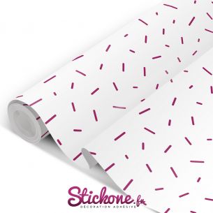 Film adhésif vinyle bâtons roses