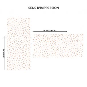 Film adhésif vinyle motifs oranges 2