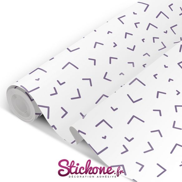 Film adhésif vinyle motifs mauves