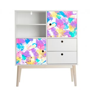 Film adhésif vinyle brush multicolore 2