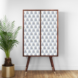 Film adhésif vinyle cubes 3D