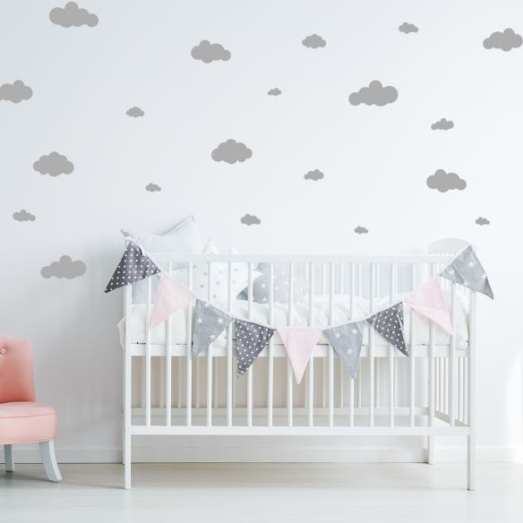 kit stickers muraux nuages