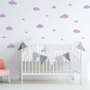 kit stickers muraux nuages 2