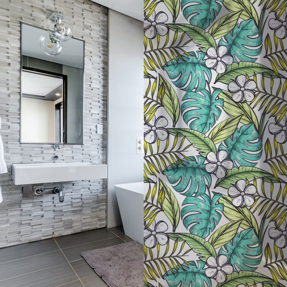 Adhésif dépoli exotique