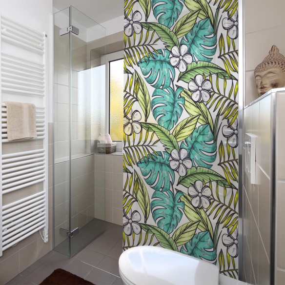 Adhésif dépoli exotique