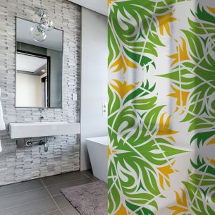 Adhésif dépoli paroi de douche