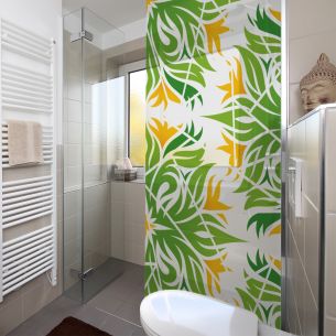 Adhésif dépoli paroi de douche 2