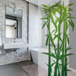 Adhésif dépoli bambou