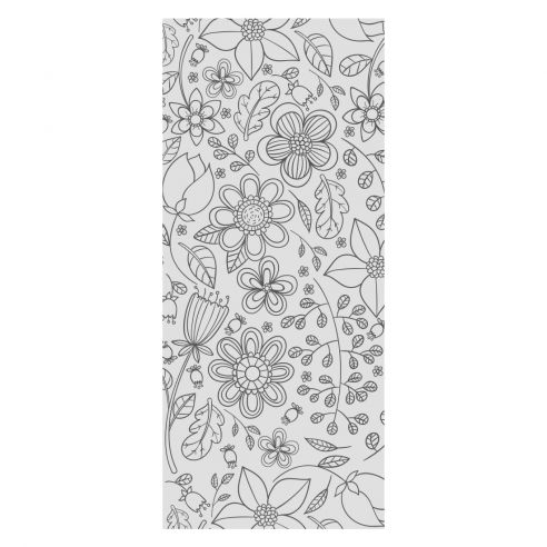 Adhésif dépoli floral