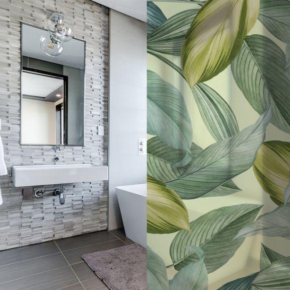 Adhésif dépoli feuillage