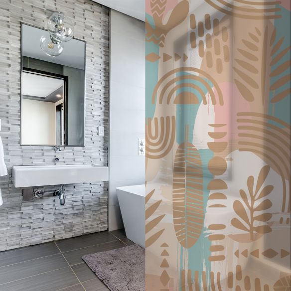 Adhésif dépoli déco design