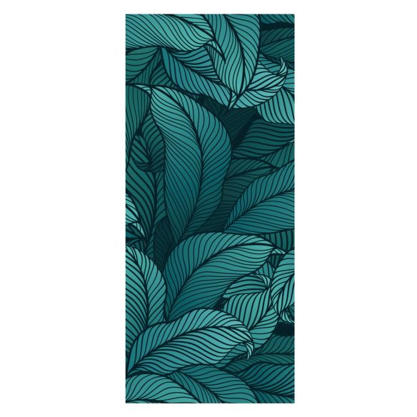 Adhésif dépoli design feuilles