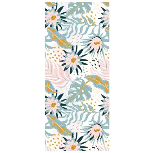 Adhésif dépoli design feuilles