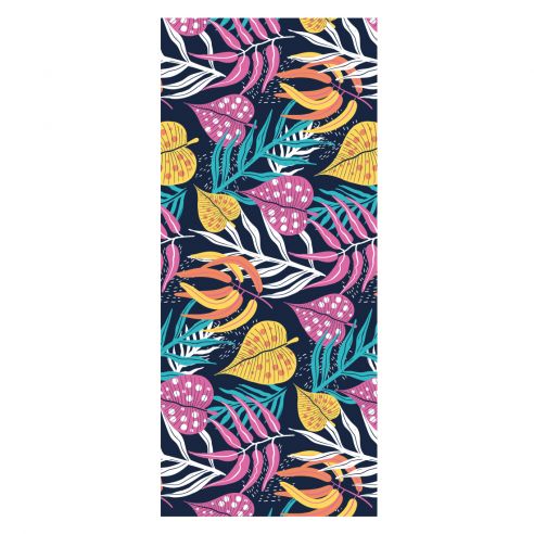 Adhésif dépoli déco florale