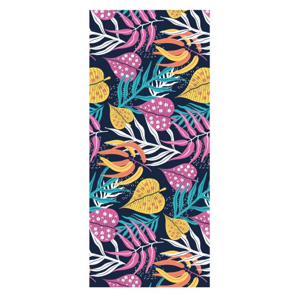 Adhésif dépoli déco florale