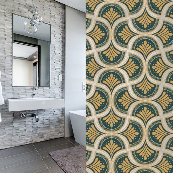 Adhésif dépoli design