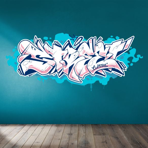 Sticker graffiti street culture