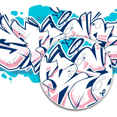 Sticker graffiti street culture